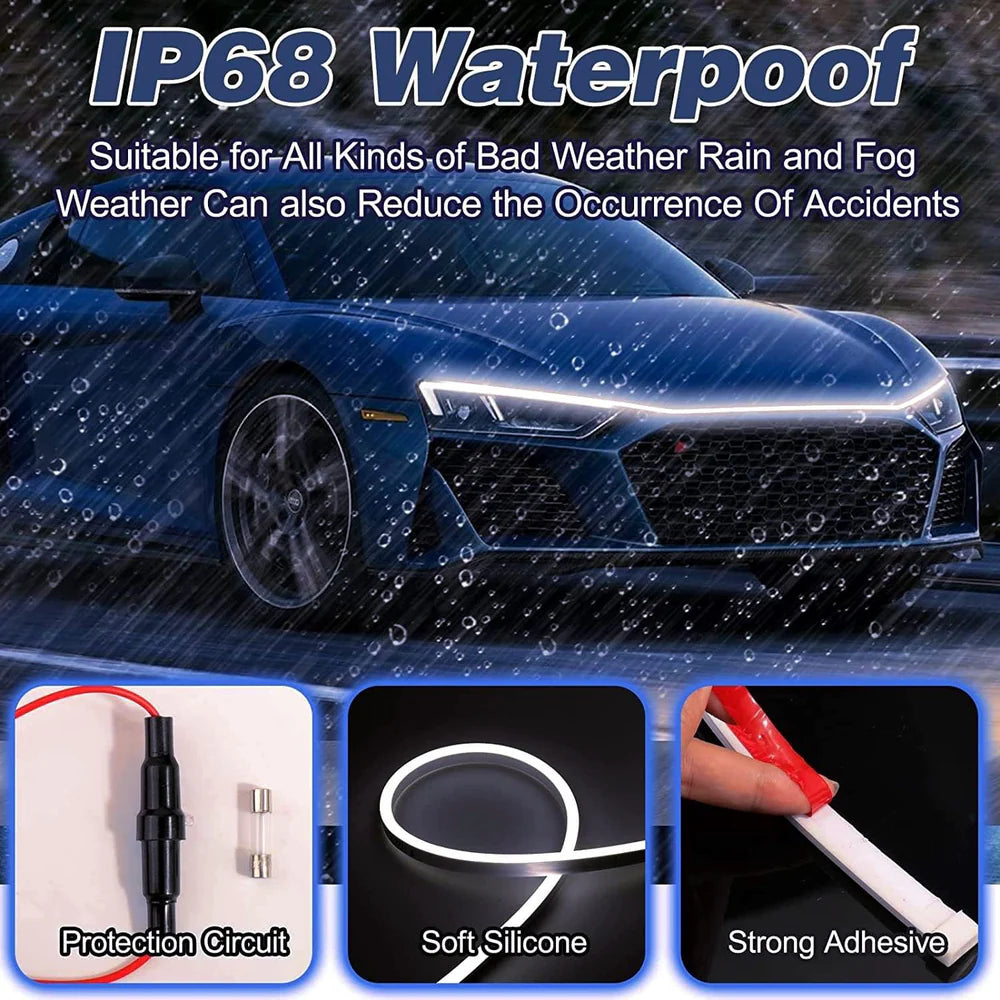 GlowBeam Car Hood Light